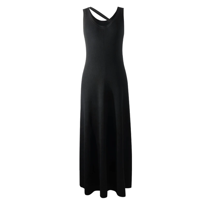 knee length dresses for ladies Oskar's Boutique Gilda Midani Tank Long Dress