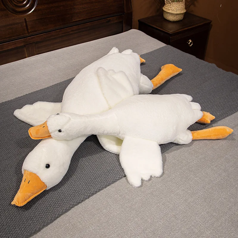 Peluche Oie Géante 50cm - Canard En Peluche Doux Oreiller Cadeau Enfant