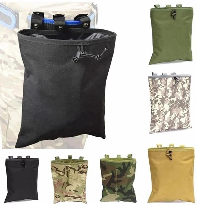 Multi-pockets Molle Belt Dump Drop Pouch Tactical Magazine Dump Waist Bag 