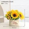 Girasol grande - maceta de plástico para vida