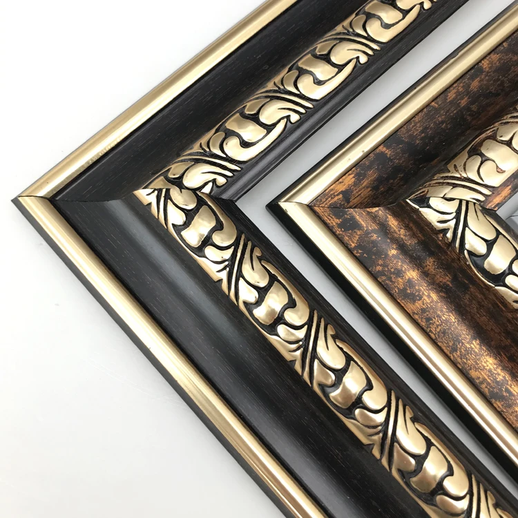 Wholesale Triangle Colors PS Photo Frame Moulding Picture Frame Moulding Manufacturer Free Customized Plastic Frame 1000 Meters