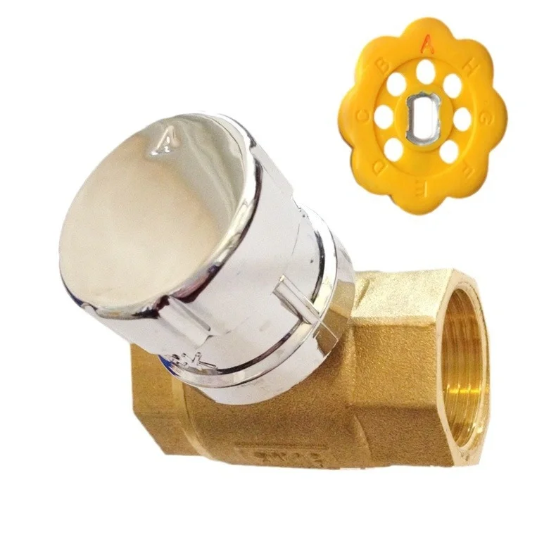 China Professional Supplier Durable Brass Magnetic Locking Ball Valve  High Pressure Female Threaded Water HA-1050 supplier