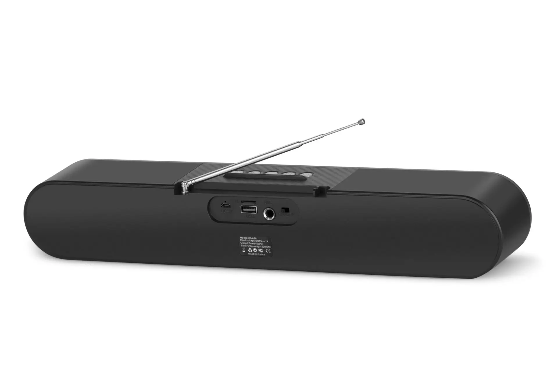 Blaupunkt Blp9820 Blaupunkt Soundbar X 10 Watt YG-A76S Wireless Blue-tooth  Sound Bar Bass Home Theatre Speaker Woofer Active BT LED Colorful Light