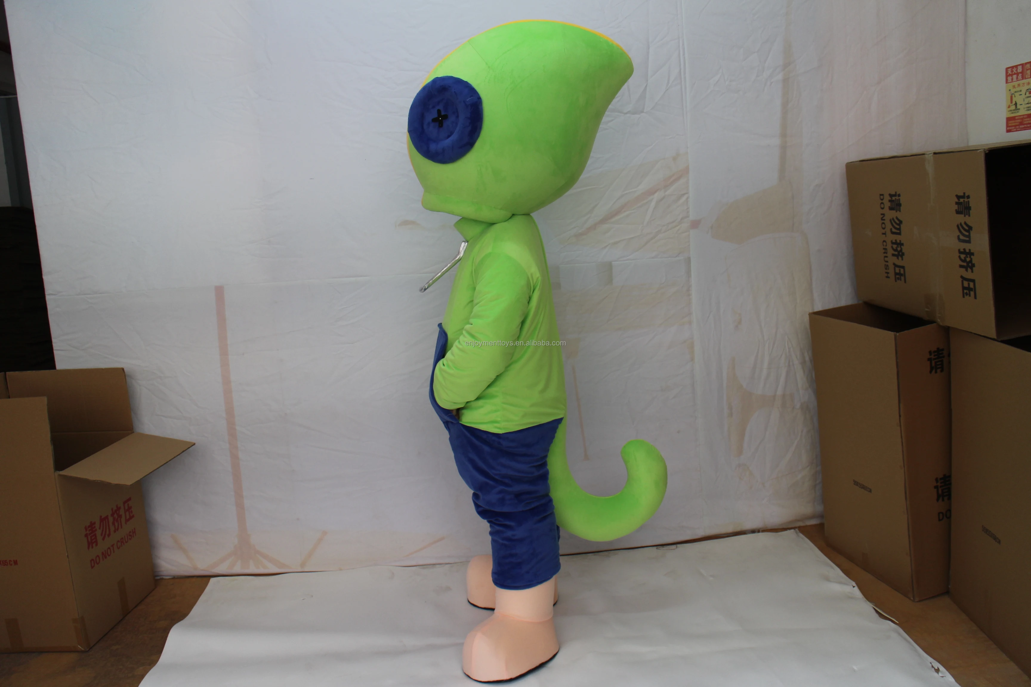 Halloween EVA Alien Mascot Costume Character Customized Size for ...