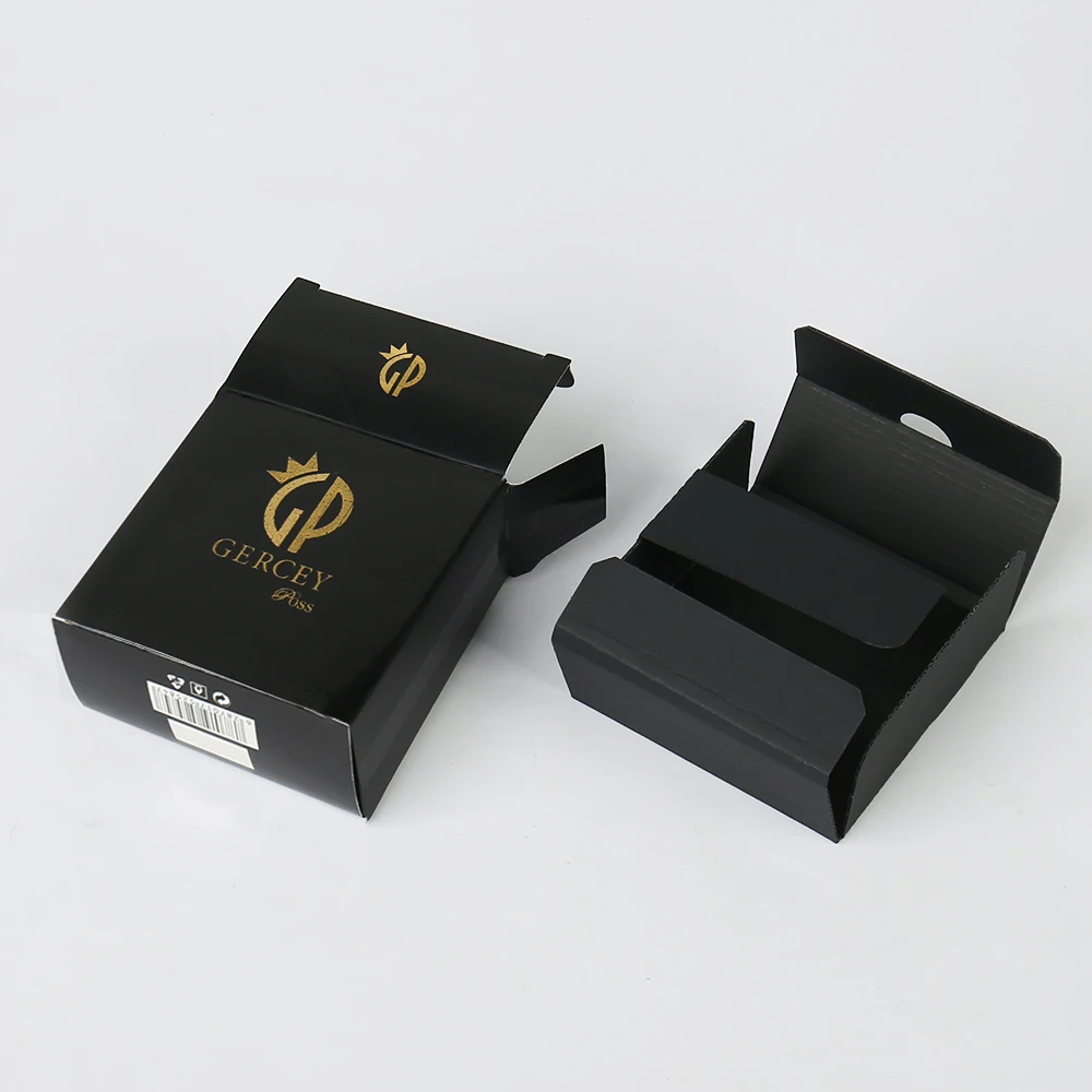 product jinayon custom luxury soft perfume box special black paper with hot stamping logo printing for perfume bottle packaging-4