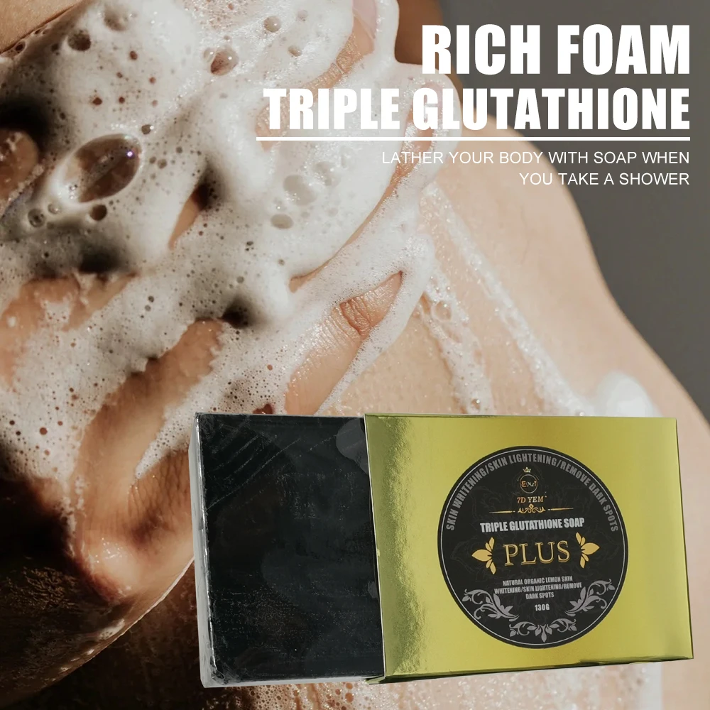 Wholesale Handmade Glutathione Whitening Soap Black Soap with Exfoliating  Kojic Acid for Glowing Fresh Skin