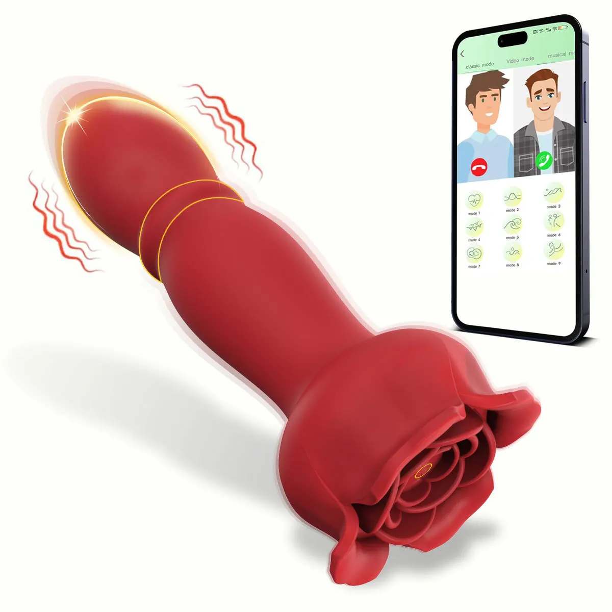 plug anal 7cm Vibrating Anal Beads W/ C-Ring (Watch The Video) main image 0