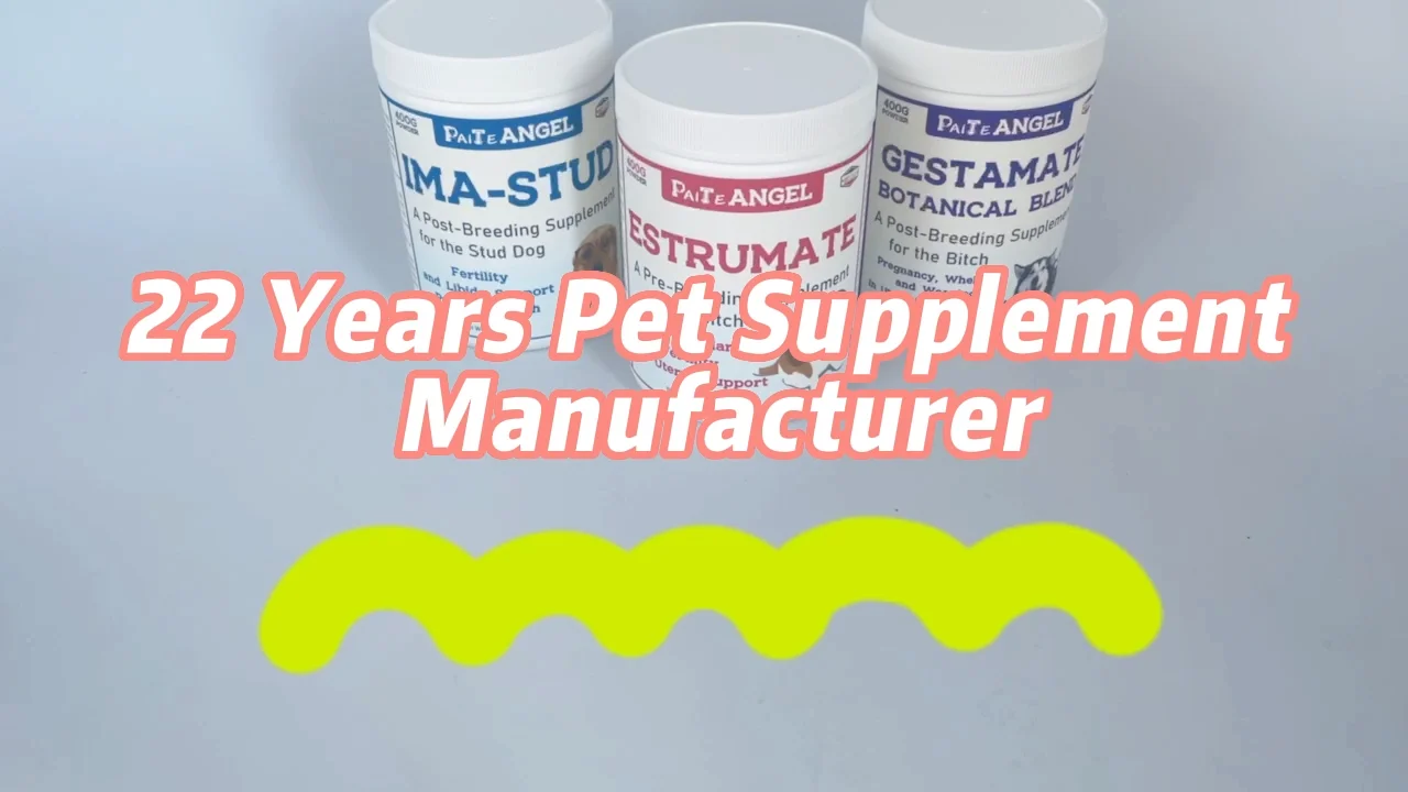 Professional Custom Brand Logo Oem Pet Nutrition Dog Fertility Supplement Promotes A Successful