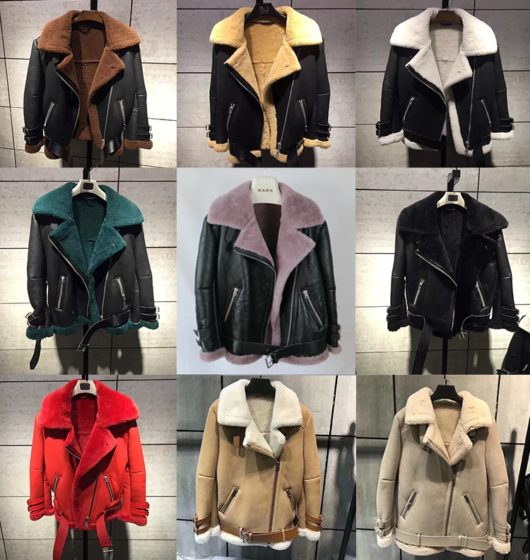 
Двухсторонняя кожаная парка оптом/женская кожаная зимняя куртка/Женская Овчина ягненка 