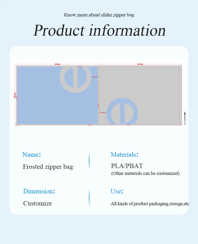 Degradable Custom Printing Plastic Frosted Zipper Bag Clothing Storage bag Packaging Plastic Ziplock Bag supplier