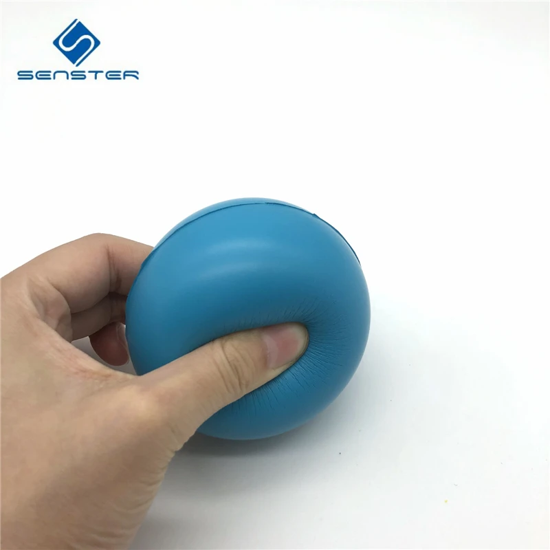 Promotional Custom logo Print PU Foam Stress Ball Anti Stress Foam Ball PU Foam Squeeze Ball