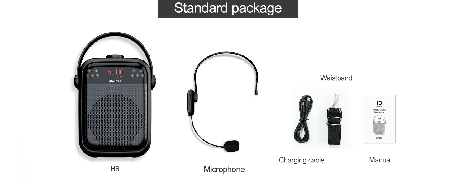 Amplificateur De Voix 25W Amplificateur Vocal Avec Micro-Casque Sans
