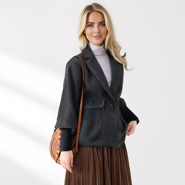 Good quality design fashion fall coats for women loose women's coats coat women winter