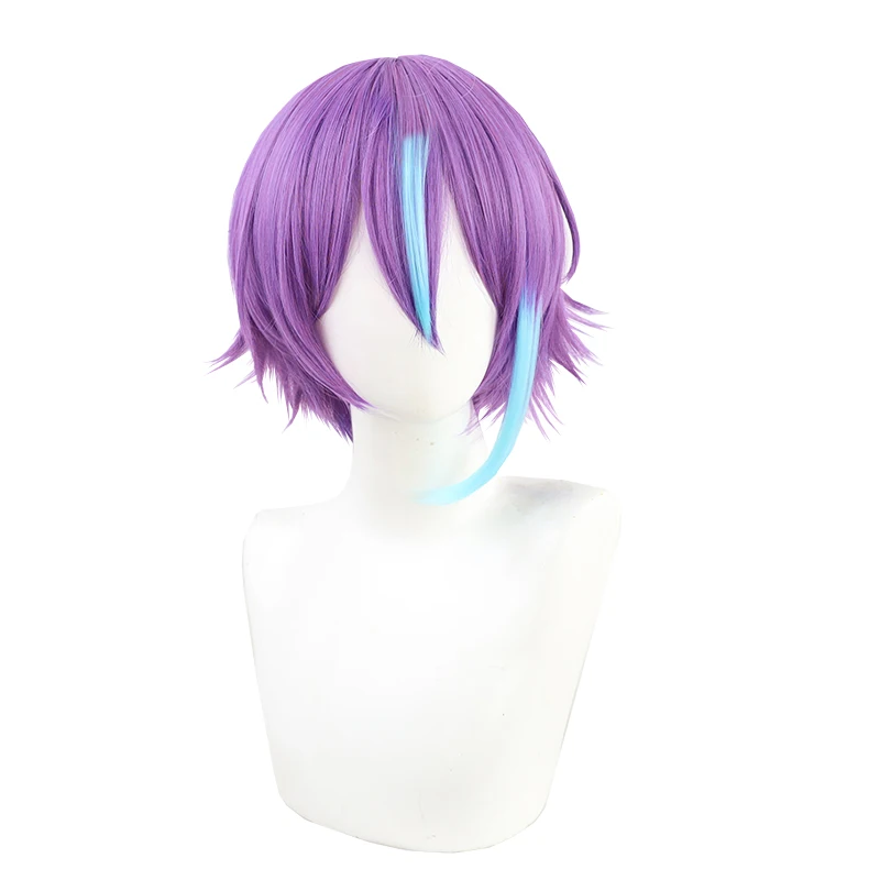 purple wigs for men