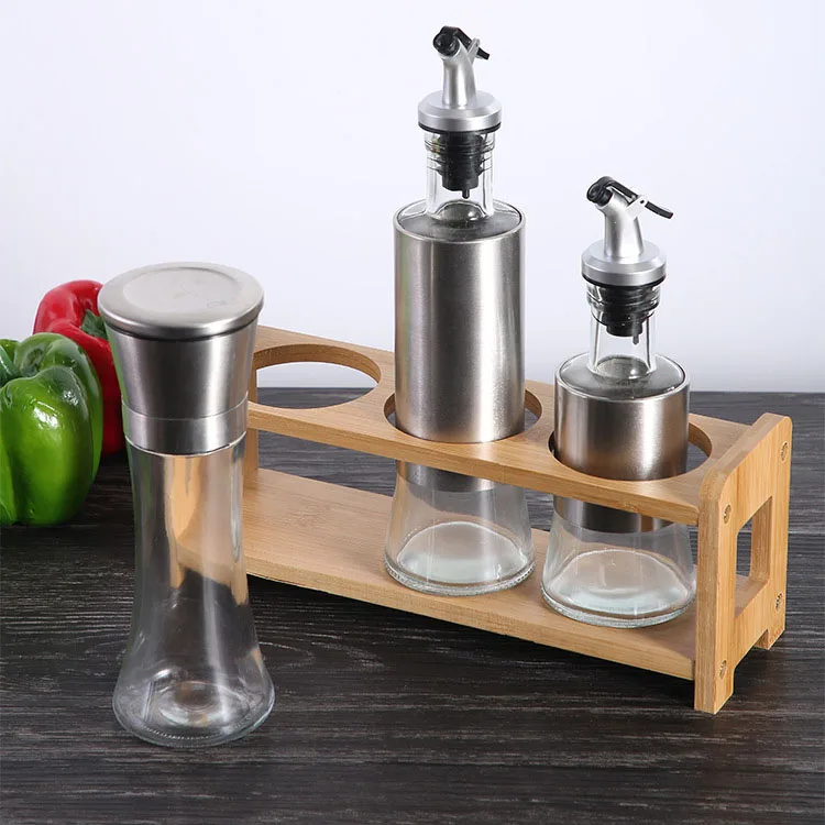 Из натурального бамбукового дерева масло косметика парфюмерия Диспенсер держатель с 3 - 4 отверстия для хранения бутылок сервировочный поднос стекло стол