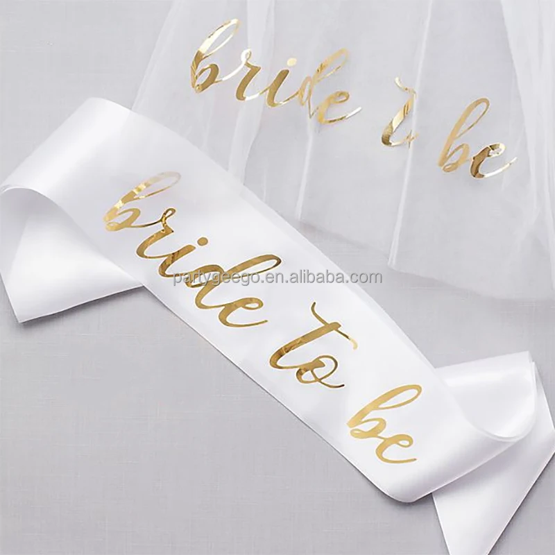 Bride to Be Veil With Rose Gold Lettering Party Gifts for sale online 