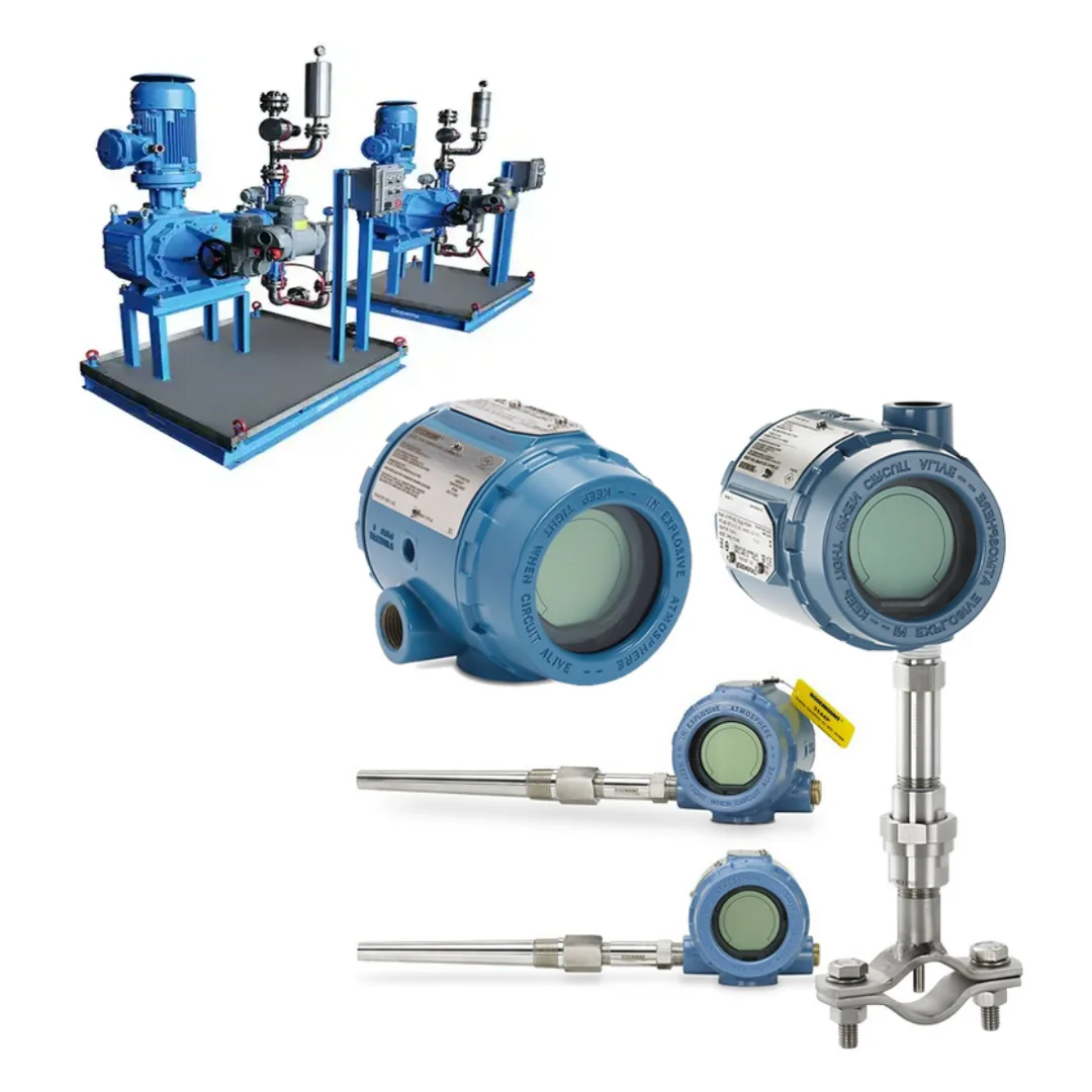 Fuel Gas Conditioning Skid With Rosemount 3144P Temperature Transmitter Digital Smart Temperature Flow Transmitter