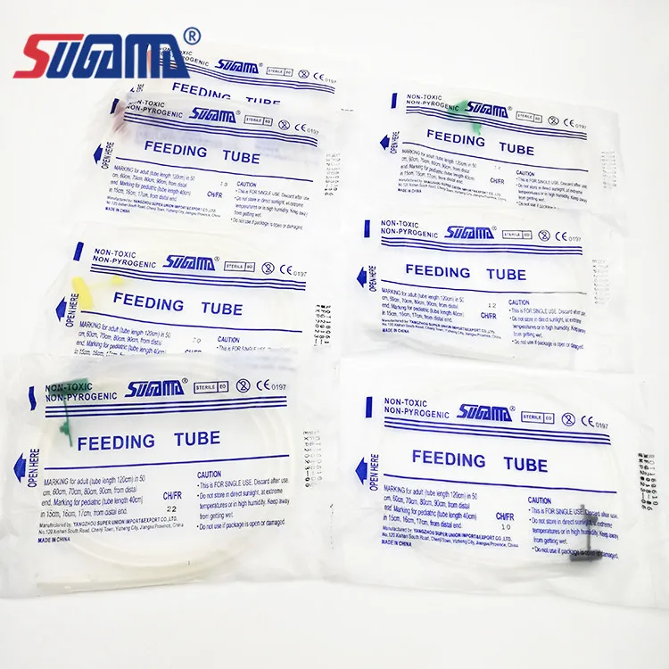 All Value Type Soft Medical Disposable PVC Nasogastric Feeding Tube