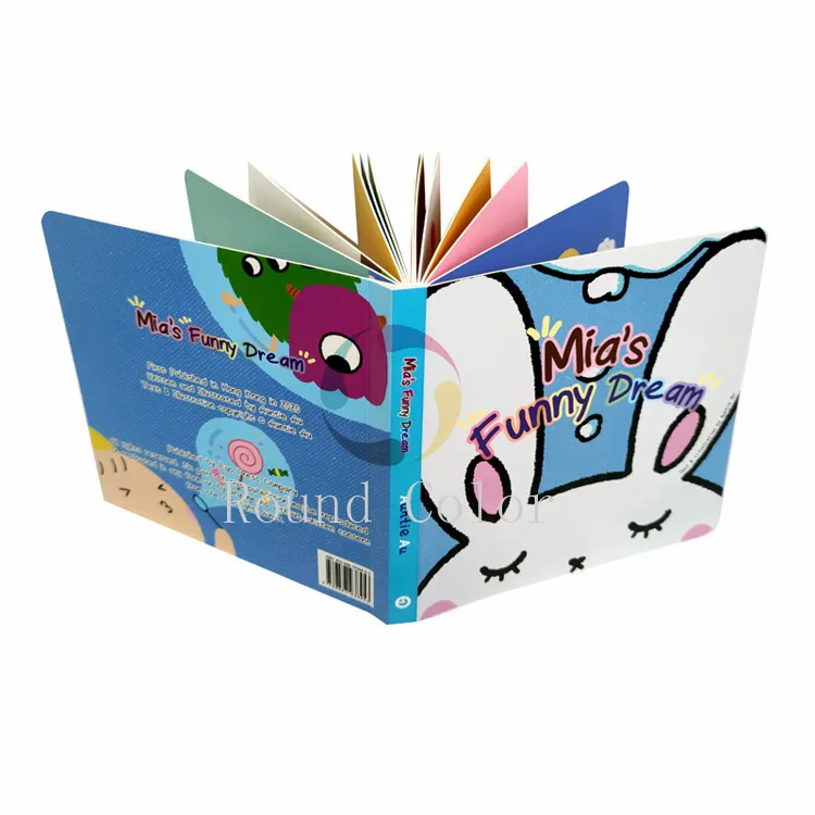 A 5 Embossed test Book Printing Ancient Hard Cover Board Book Printing Children Picture Book Printing