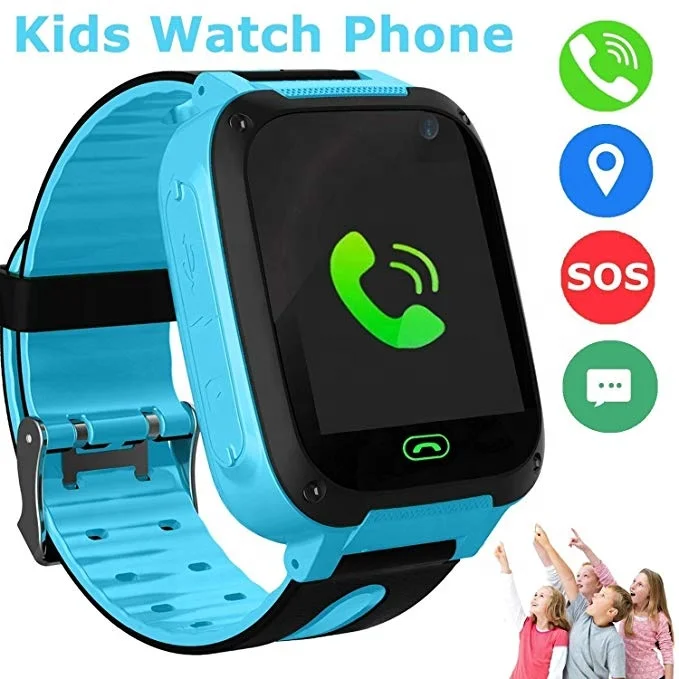 Kids Smart Watch S4  with SIM Card LBS SOS Camera Tracking Watch for Children