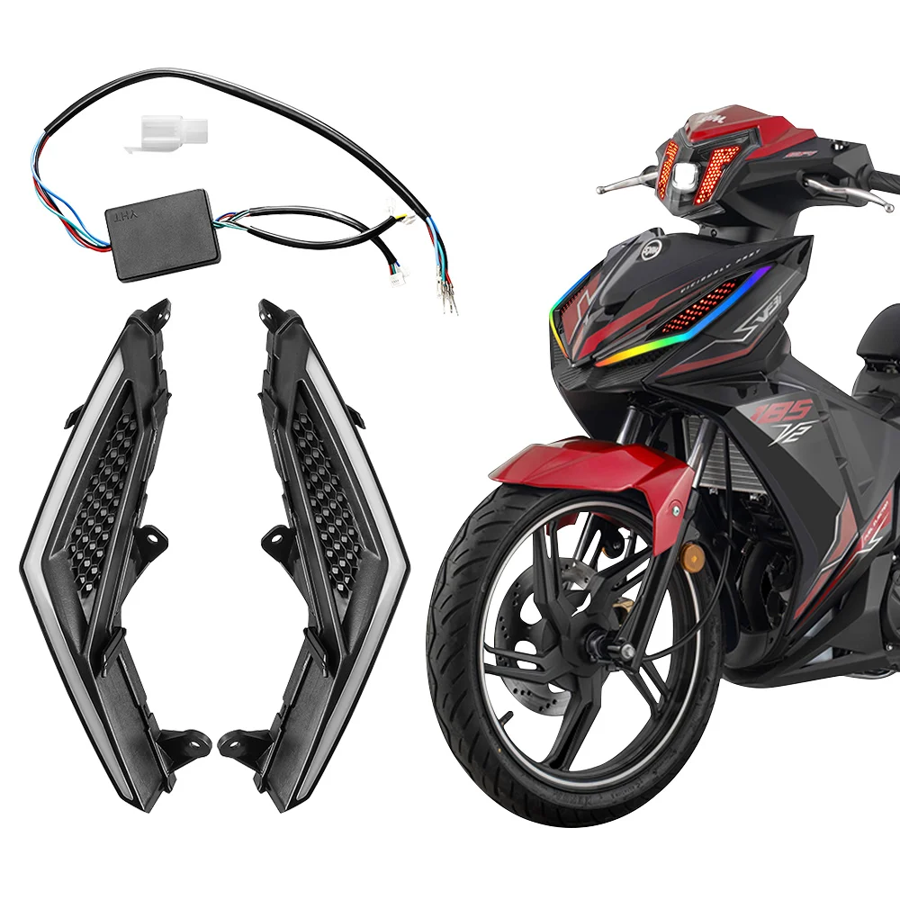 SYM VF3I 185 Motorbike Light RGB Flow Remix Rainbow Lights