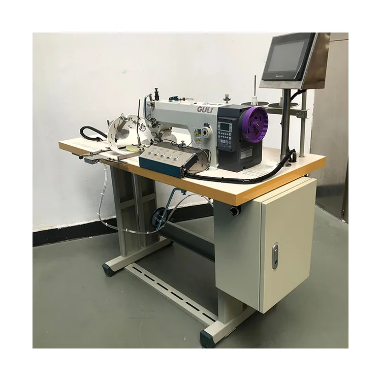 Computerized Baseball Hat Brim Stitching Sewing Making Machine
