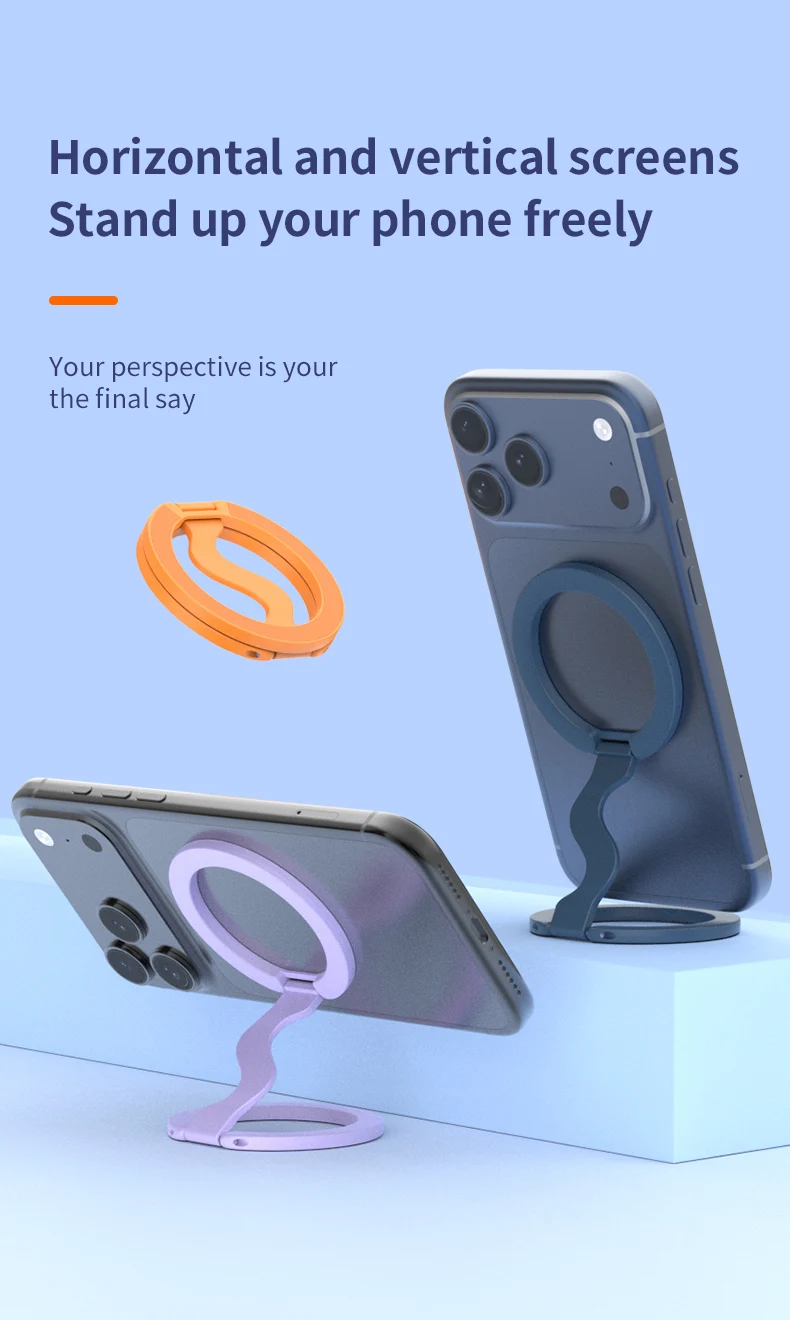 Strong Magnet Phone Stand Height Adjustable Flexible Bendable Waterproof Rust Resistant for Desk Office Use