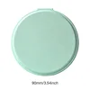 Miroir en cuir PU vert clair