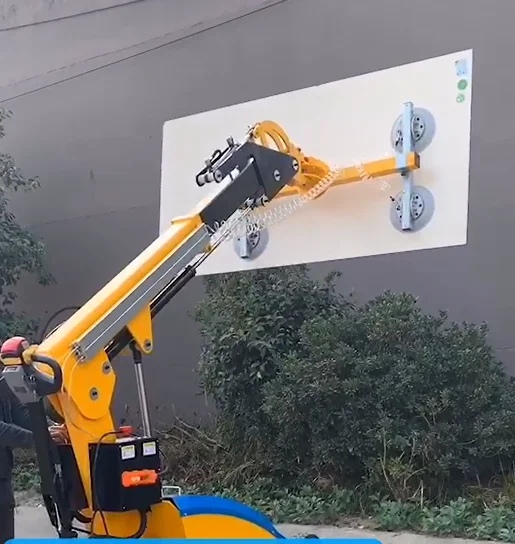 400kg Portable Wheel Glass Window Lifting Equipment Robot