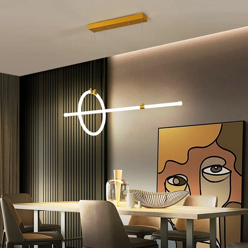 New style led pendant light restaurant nordic simple chandelier creative modern pendant light