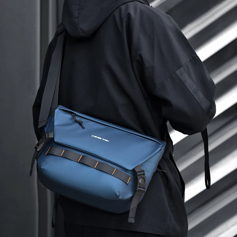 Travel Messenger Bag For Male Waterproof Nylon Bag For Men With Custom ...