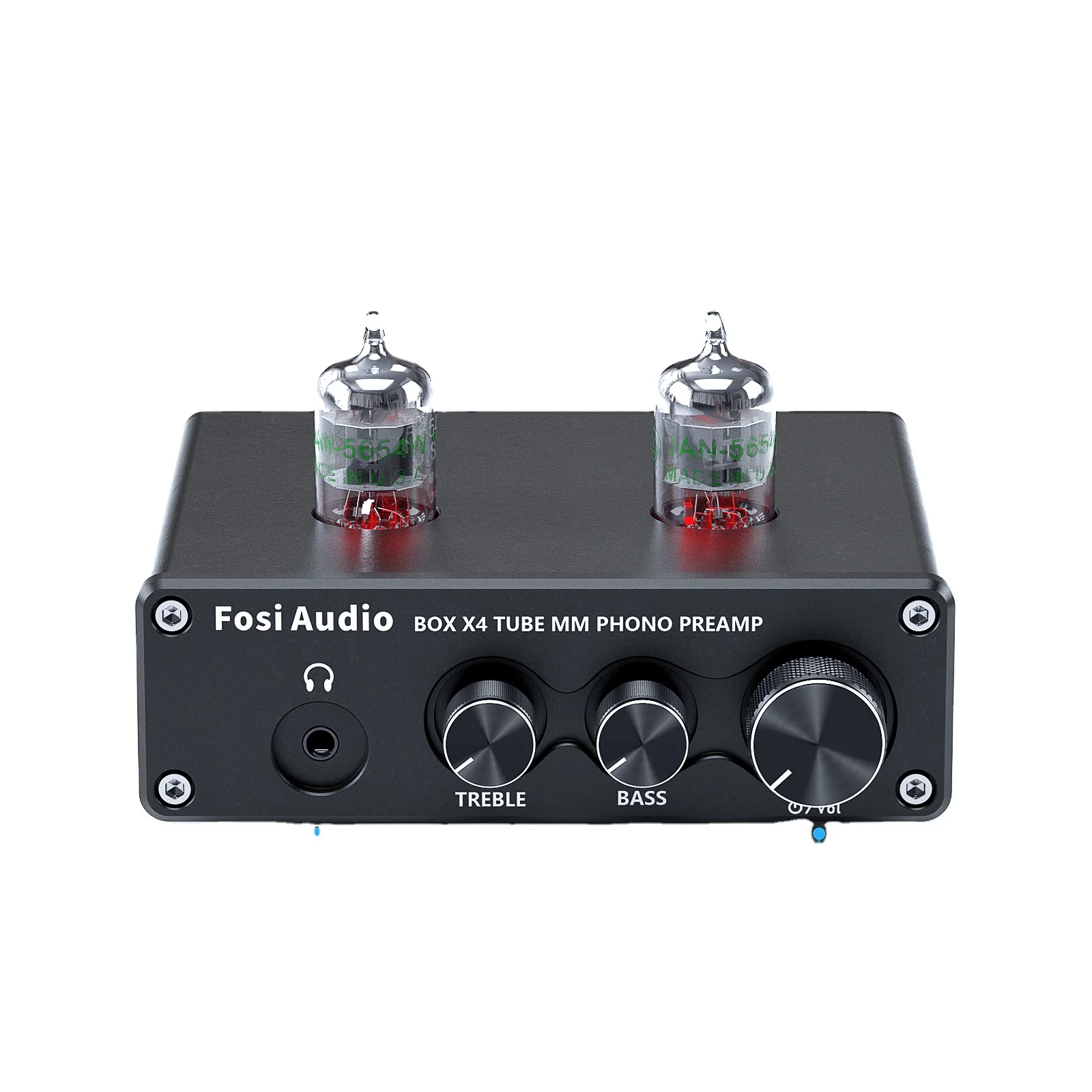 Fosi Audio Pr&eacute;-Amplificador Phono Box X2 Para Pr&eacute;-Amplificador Fon&oacute;grafo Girat&oacute;rio Mm Com Gain