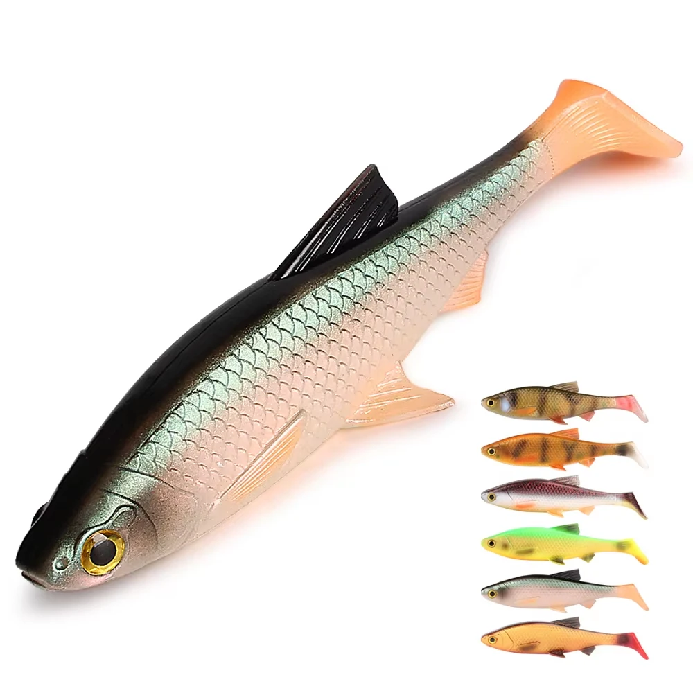 3D Swing Roach Swimbait - Top Soft Lure for Pike Fishing