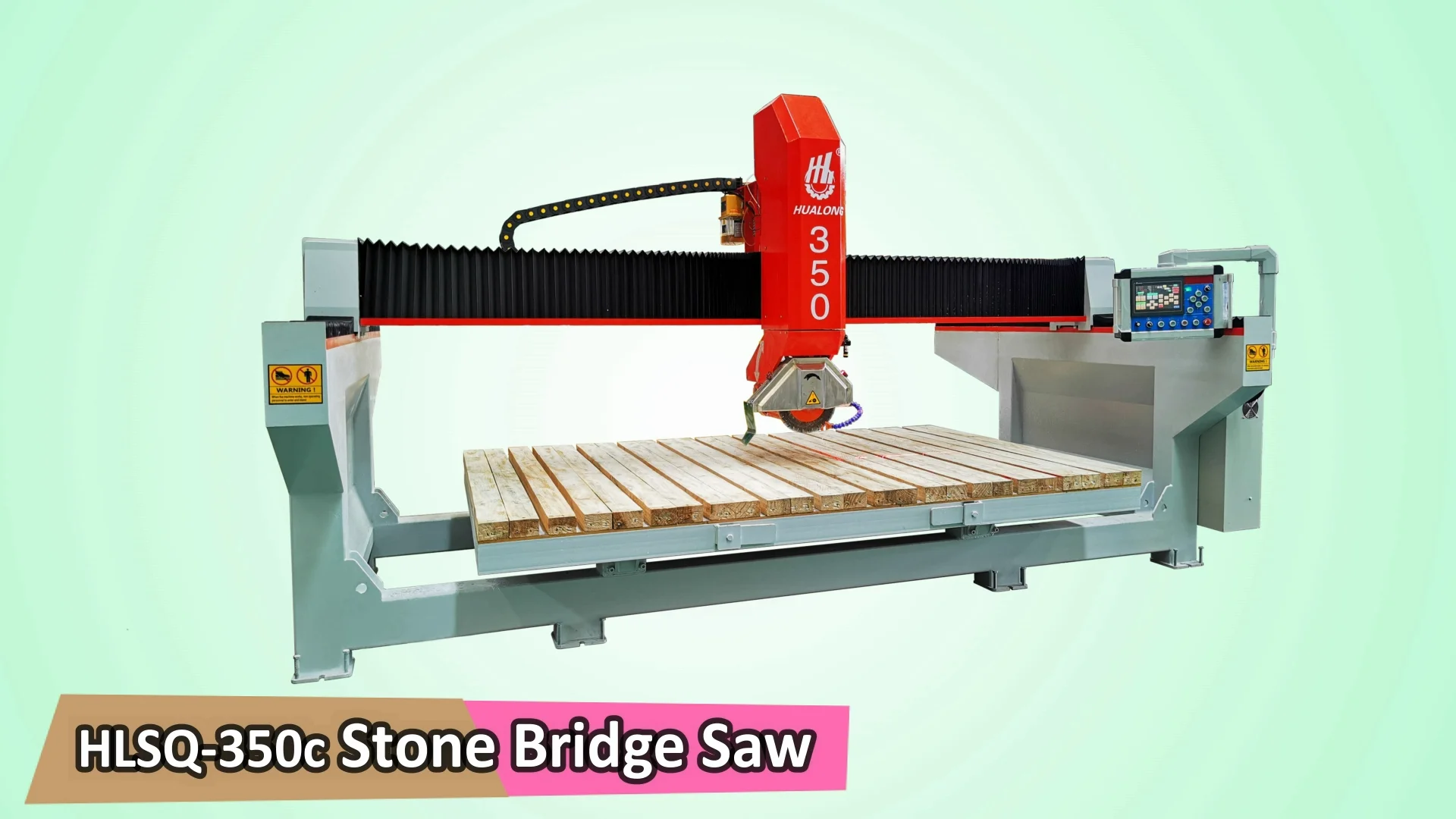 Hualong Machinery Hlsq350c Automatic Infrared Monoblock Stonecutting Bridgecuttingmachine