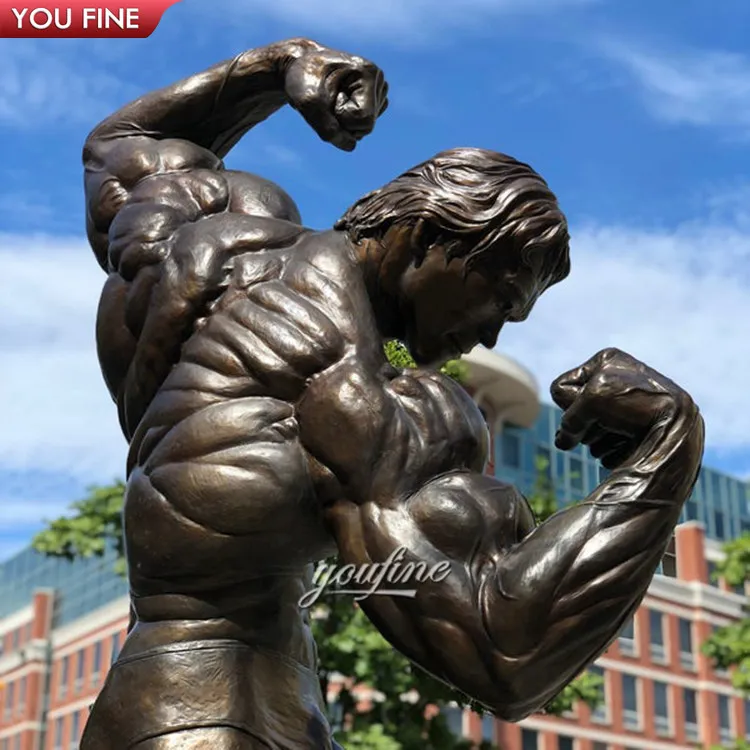 ガーデンジムデコレーションボディビルダーマッスルマンシュワルツェ