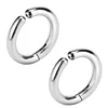 1 pair steel color 2.5*10