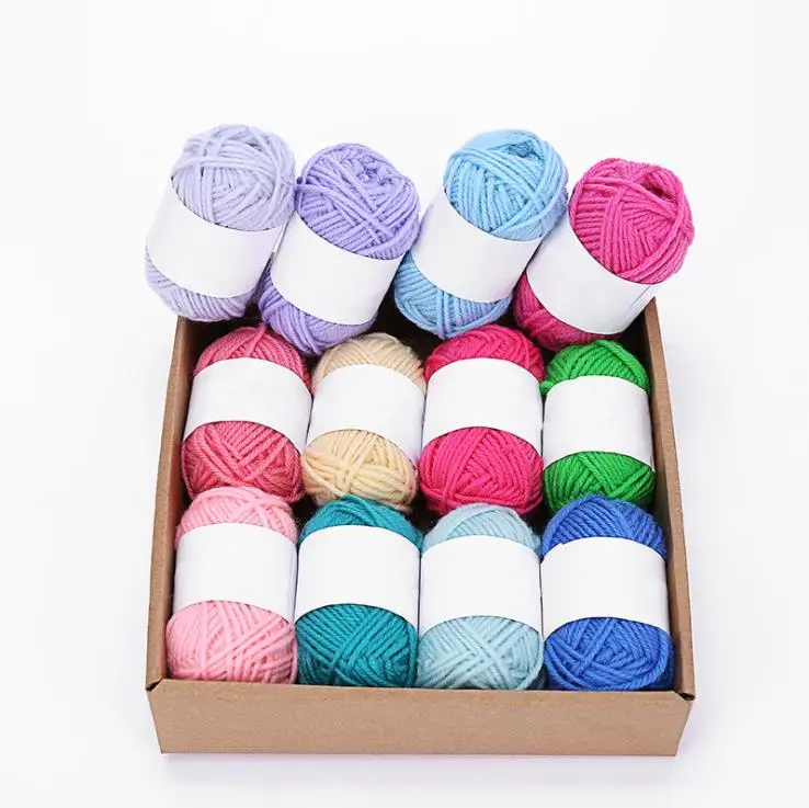100% Acrylic Yarn DIY Knitted Crochet For Doll and Sweater