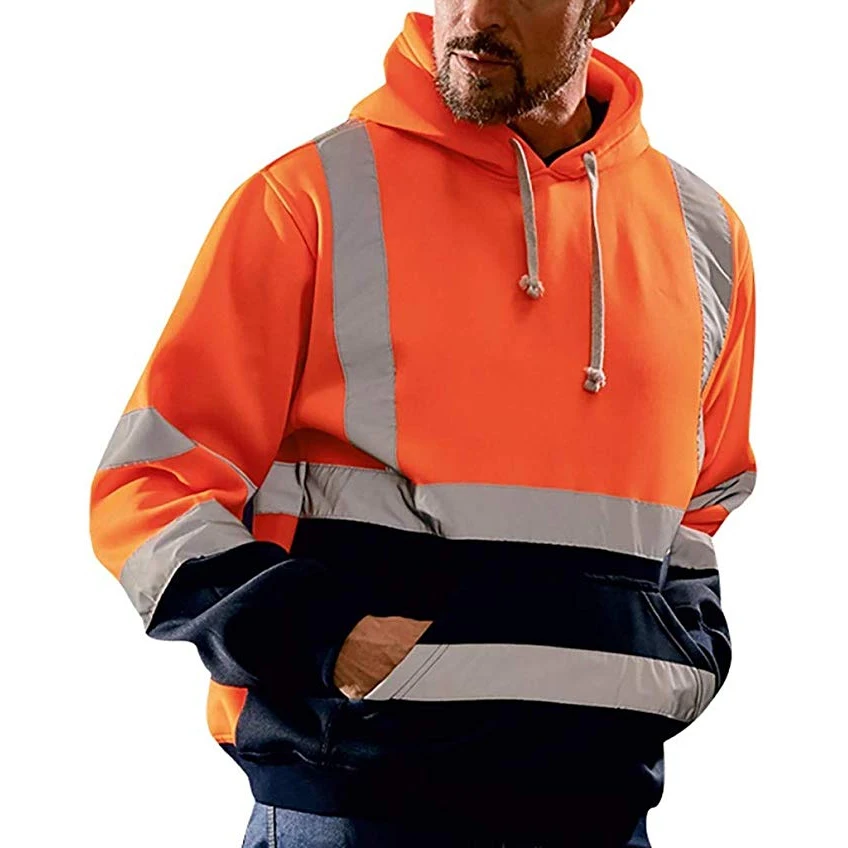 orange work hoodies