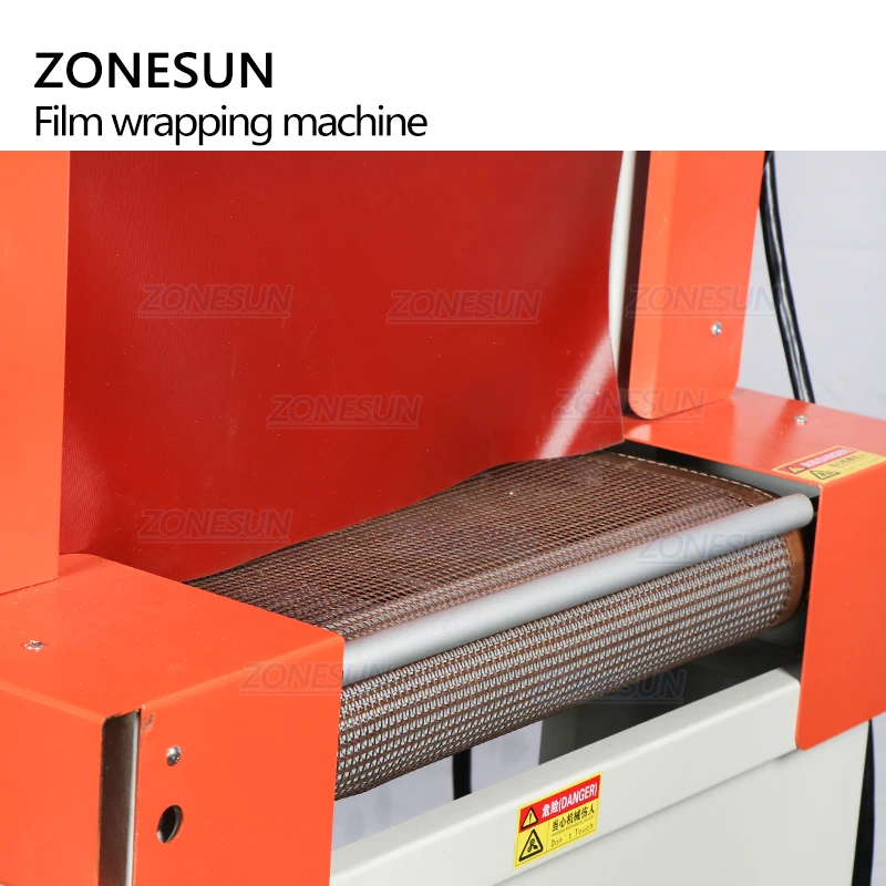 ZONESUN ZS-BSP4525 машина для упаковки термоусадочной пленки в тоннель бутылок с автоматической