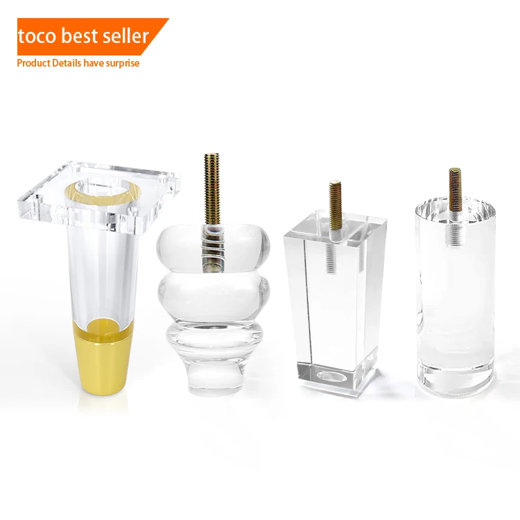 Toco прозрачная акриловая трубка мебель кровать с ножками круглое кресло 2