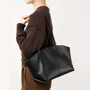 Women's Vintage Luxury Designer Shoulder Tote Bag 2026 Trending High Quality Genuine Leather Magnetic Button Closure 3L+