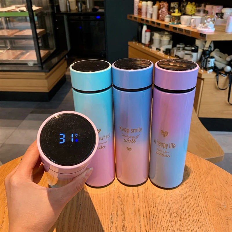 Good Selling!!! 500ml Intelligent LED Temperature Display Thermos
