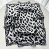12 black and gray ombre leopard print