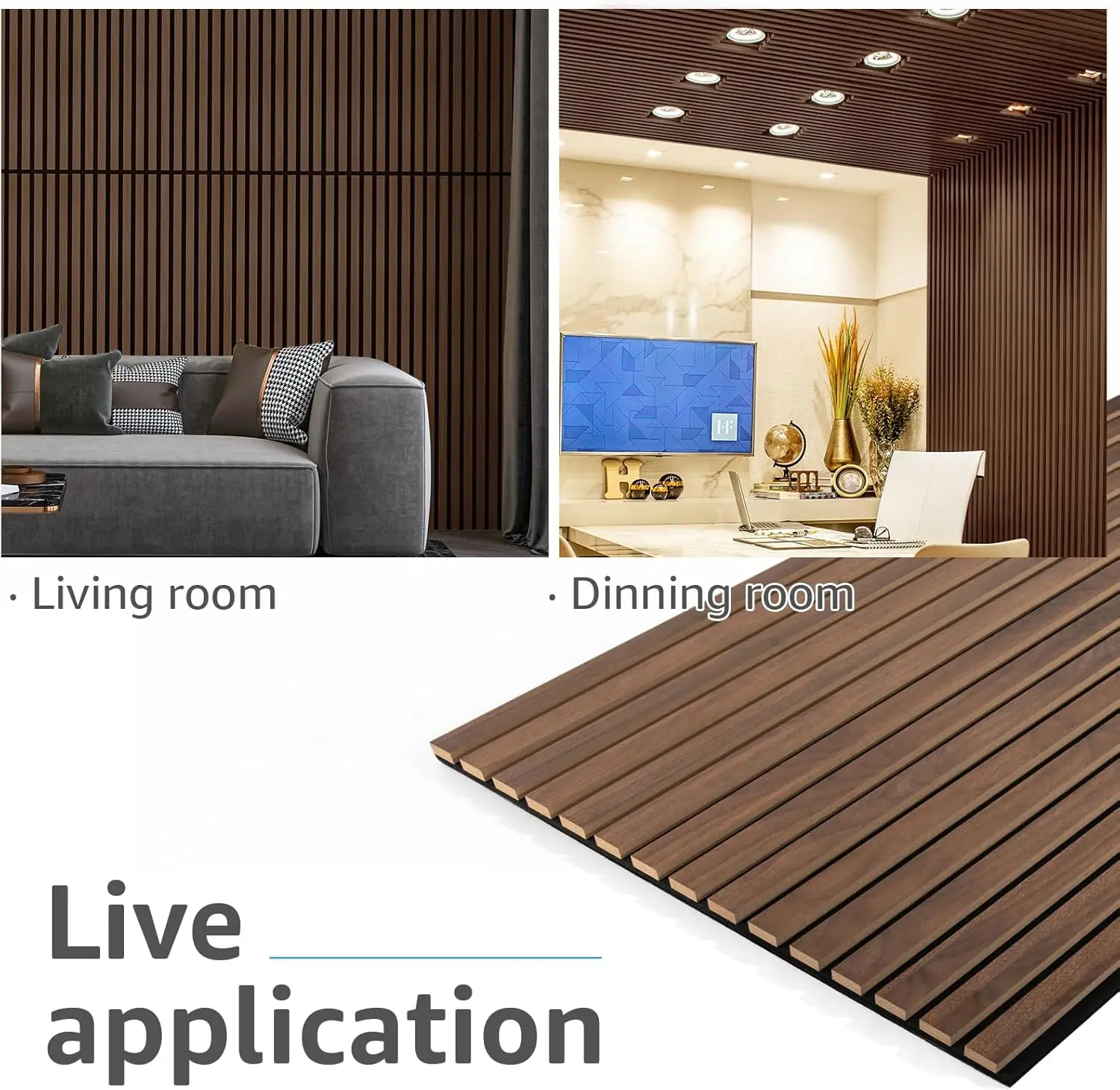 Modern Hotel & Studio Interior Decorative Wooden Sound Absorption Panels with High Noise Reduction and Eco-friendly Design details