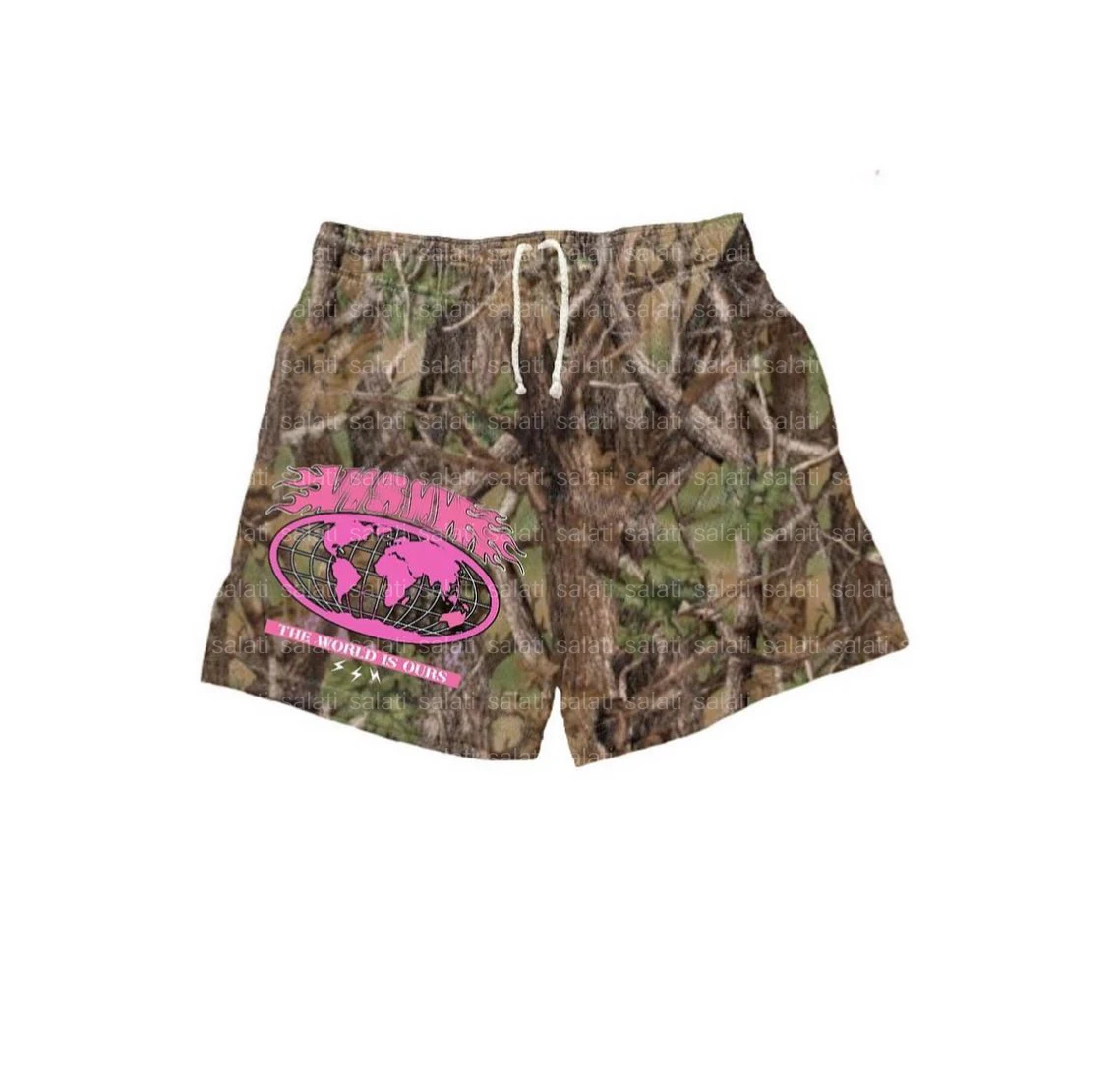Custom Streetwear Cotton Polyester Sublimation Printed Summer Real Tree Camo Shorts for Men gallery 10