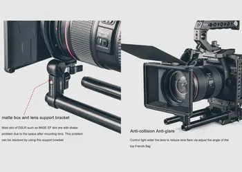 TILTA Tiltaing MB-T15 Four Lens Adapter Rings Camera Mini Matte Box for DSLR Mirrorless Style Cameras detail image