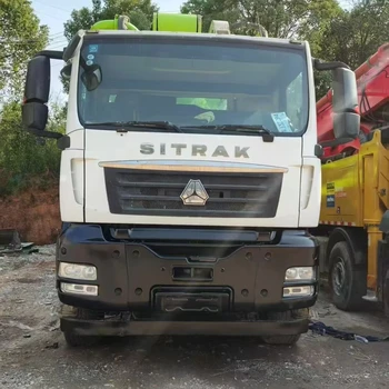 Zoomlion 56m with SITRAK Chassis Hydraulic Rexroth Pump Construction Machine Truck Mounted Used Concrete Pump Truck