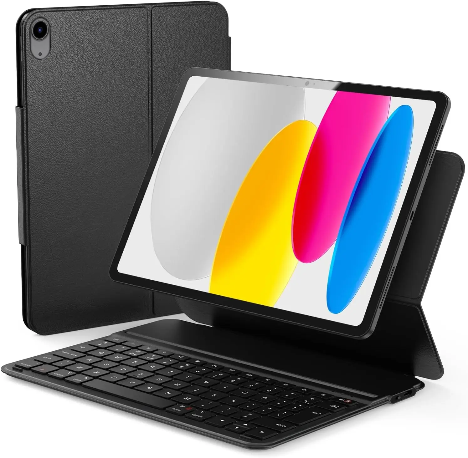 Vente en gros : étui folio magnétique fin avec clavier Bluetooth et charge Type-C pour iPad 10e génération (10,9 pouces), étui-tablette avec clavier pour iPad A16, 11 pouces
