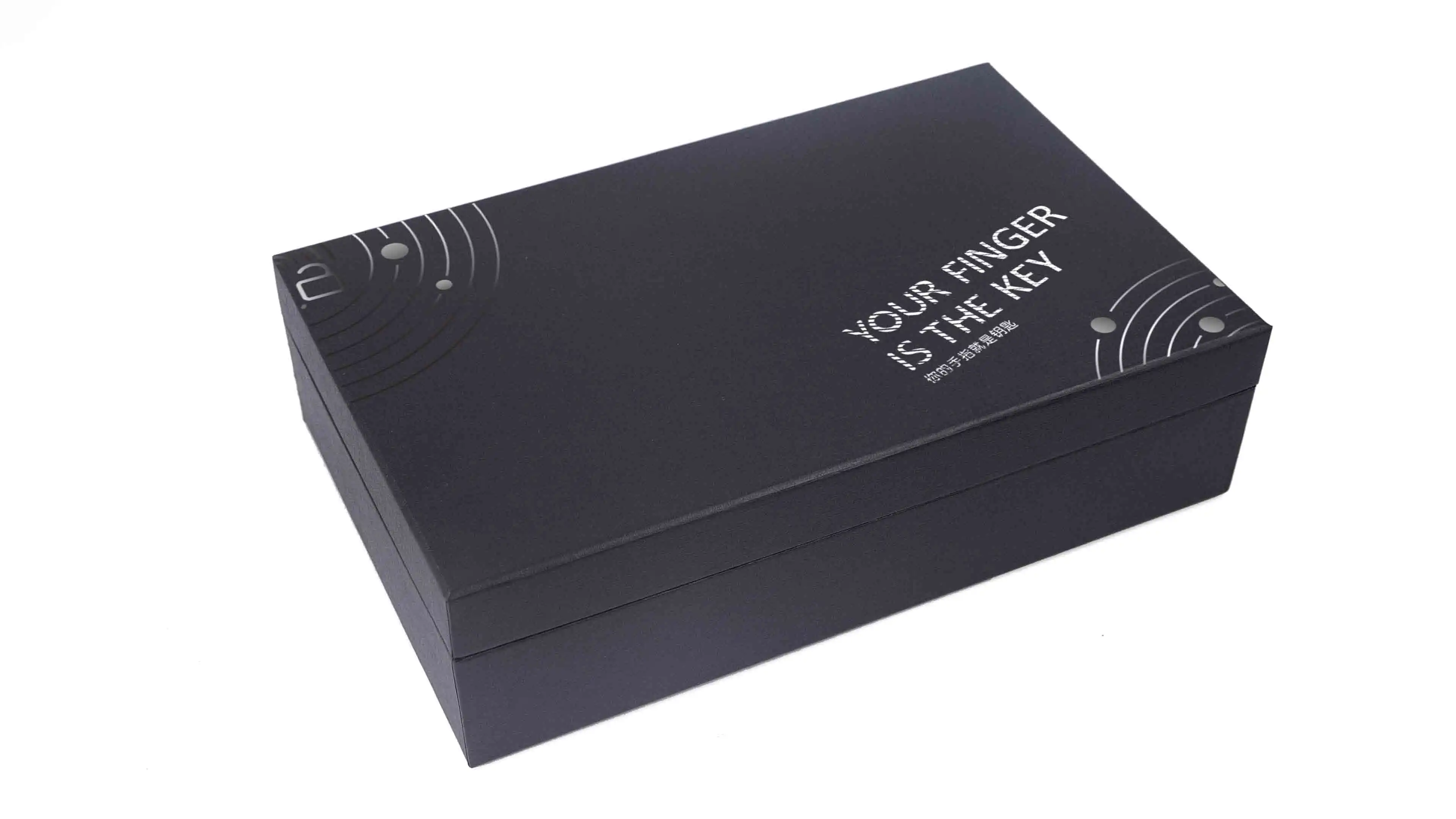 Fingerprint Lock Lawyer Anti Theft Briefcase Laptop Business Bag Cow