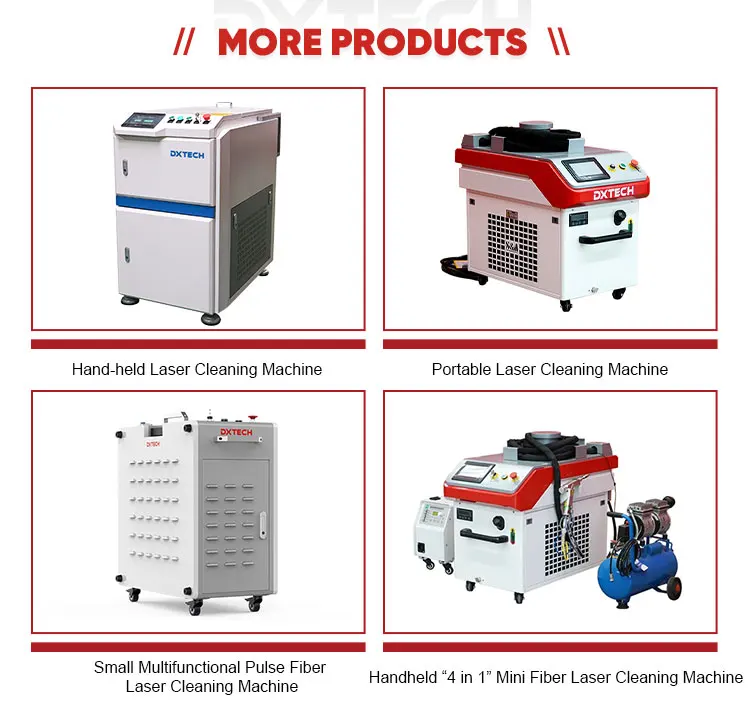 Multifunction Handheld 4 in 1 Mini Fiber Laser Cleaning Machine 1000w 1500w Rust Removing Cleaning Machine for Sale